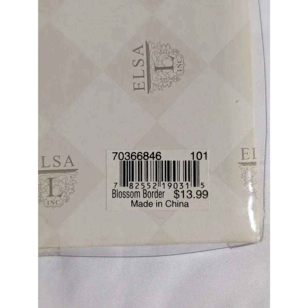 Elsa L Blossom Border 5x7 Picture Frame Silver Tone Floral Branch New In Box